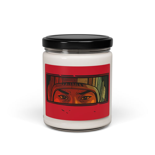 9oz Soy Candle — 'Eyes of the Racer' Graphic Jar Candle